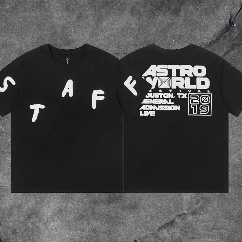 Travis Scott Tee 69cw — Black T109 colorway — Kakobuy Spreadsheet photo