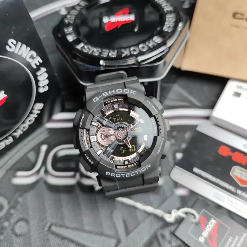 G-SHOCK Casio GA-110GW-7AER Watch — Black rose gold colorway — USFans Spreadsheet photo