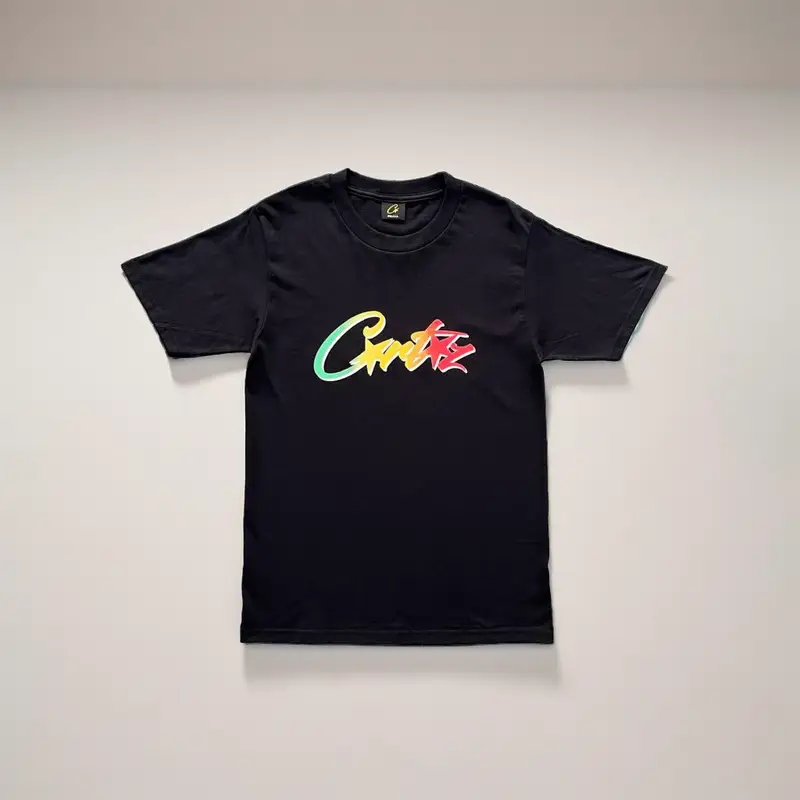 Corteiz Tee — gradient black colorway — USFans Spreadsheet photo