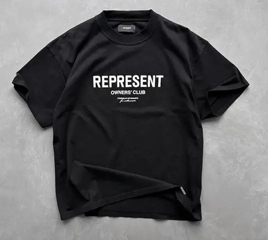 HOUSE OF ERRORS T-shirt — R3012# front print black colorway — Kakobuy Spreadsheet photo