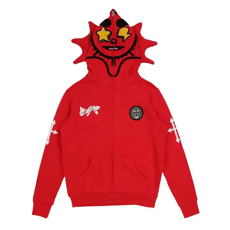 Glo Full Zip-Up Hoodie — LL10 polyester printing is not pure cotton colorway — Kakobuy Spreadsheet photo