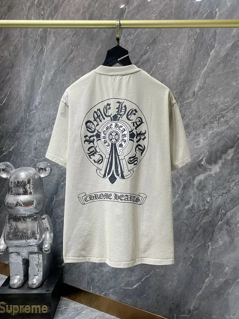 Chrome Hearts Leather Tee — 8775 wash water rice colorway — USFans Spreadsheet photo