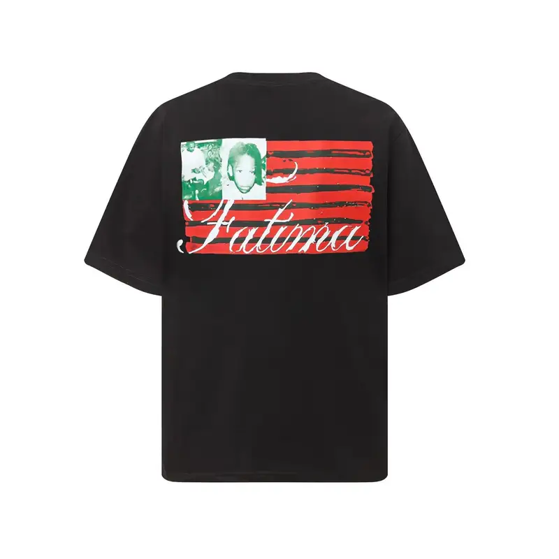 Denim Tears x Offset T-Shirt — D3288-19 black colorway — USFans Spreadsheet photo