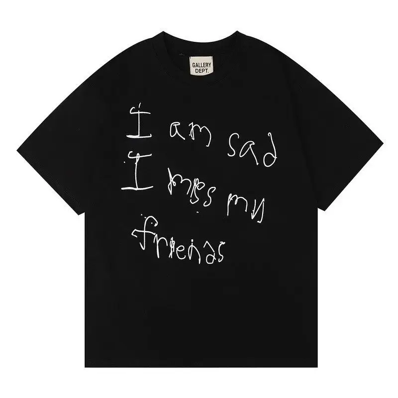 Gallery Dept TEES — 100 black colorway — USFans Spreadsheet photo