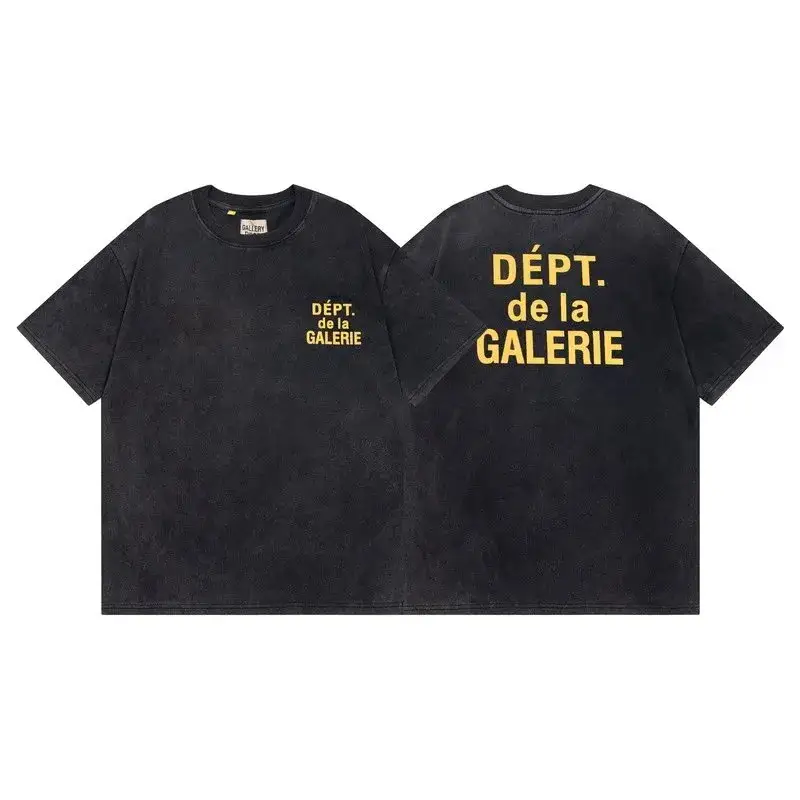 Gallery Dept TEES — G083 Washed Black colorway — USFans Spreadsheet photo