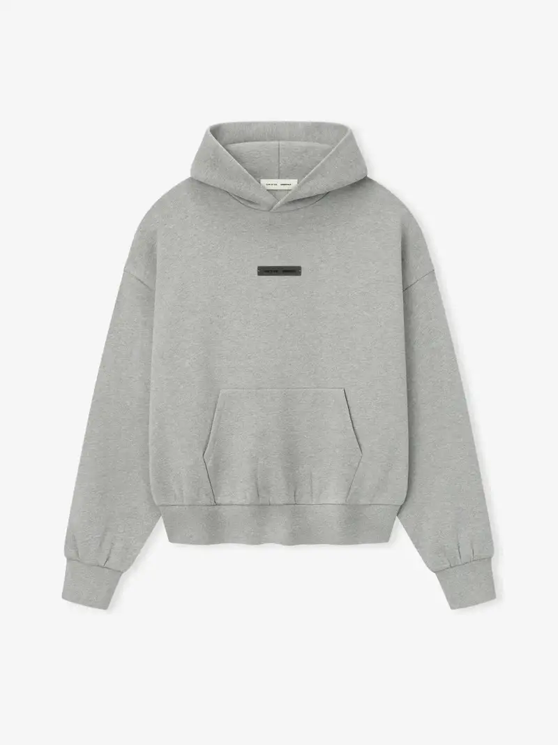 Essentials Hoodie — Oat ConcreteHeather colorway — USFans Spreadsheet photo