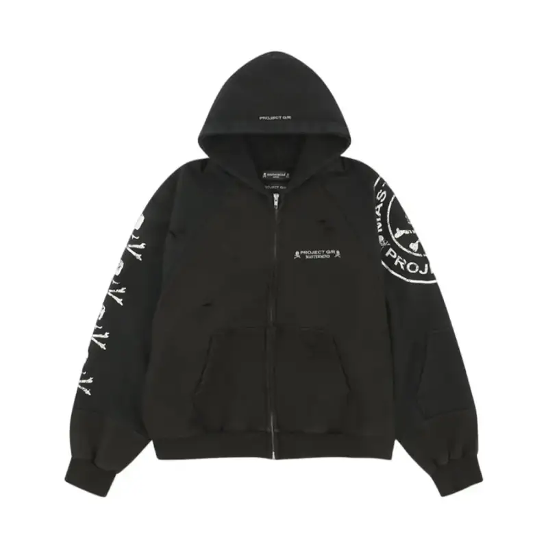 Graliz Projectg /R25SS Hoodie — Black colorway — Kakobuy Spreadsheet photo