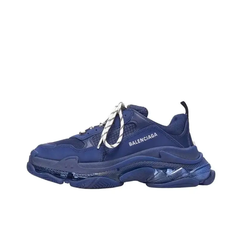 Balenciaga 3S White Shoes — Dark Blue colorway — Kakobuy Spreadsheet photo
