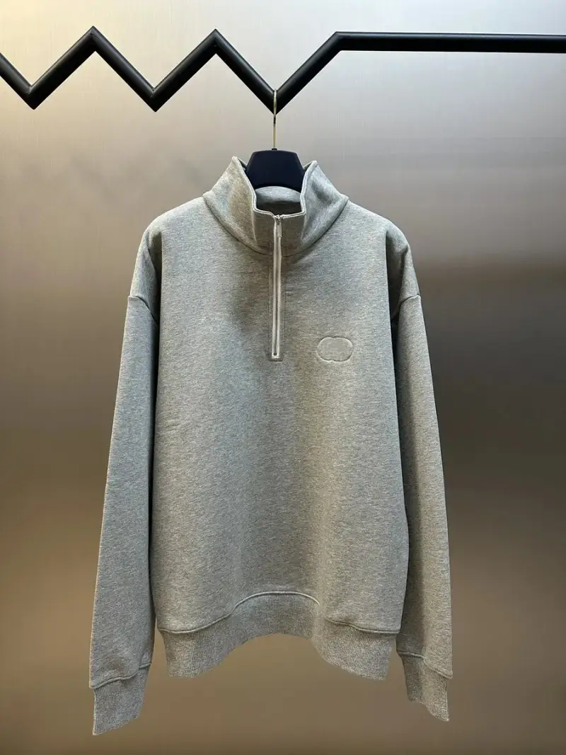 Dior Turtle Neck Hoodie — grey colorway — USFans Spreadsheet photo
