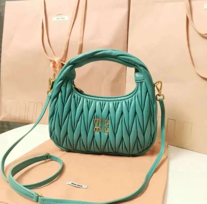 Miu miu Bag — Green [original logo with gift box]] colorway — USFans Spreadsheet photo