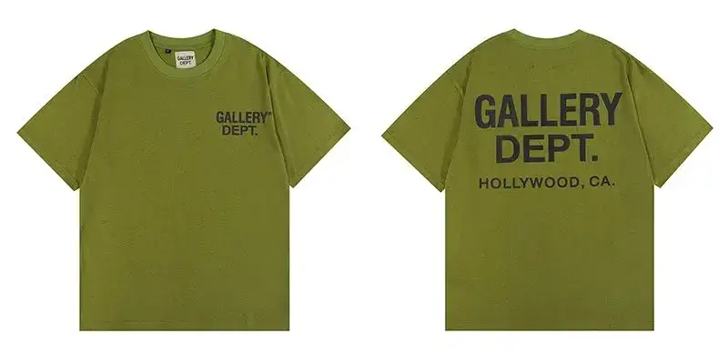 Gallery Dept Shirts — 6001 green colorway — Kakobuy Spreadsheet photo