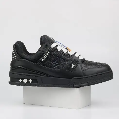LV Trainers Monogram Black Denim Sneakers — 25 colorway — Kakobuy Spreadsheet photo