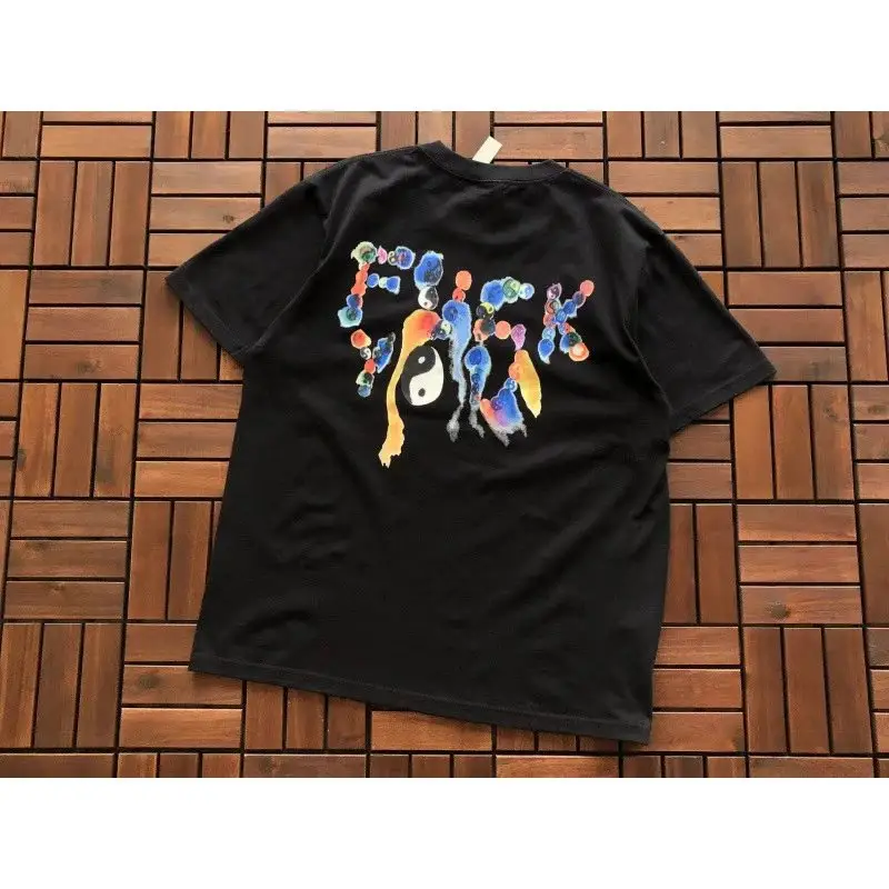 Supreme X Ducati T-Shirt — B366 Yin Yang Tai Chi Print Black colorway — USFans Spreadsheet photo