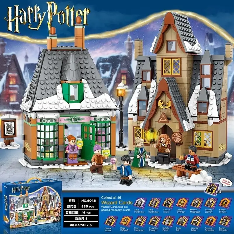 LEGO Hogwarts Castle — 6048 Visit to Hogsmeade Village [885 pieces] – approximately 1.6kg colorway — USFans Spreadsheet photo
