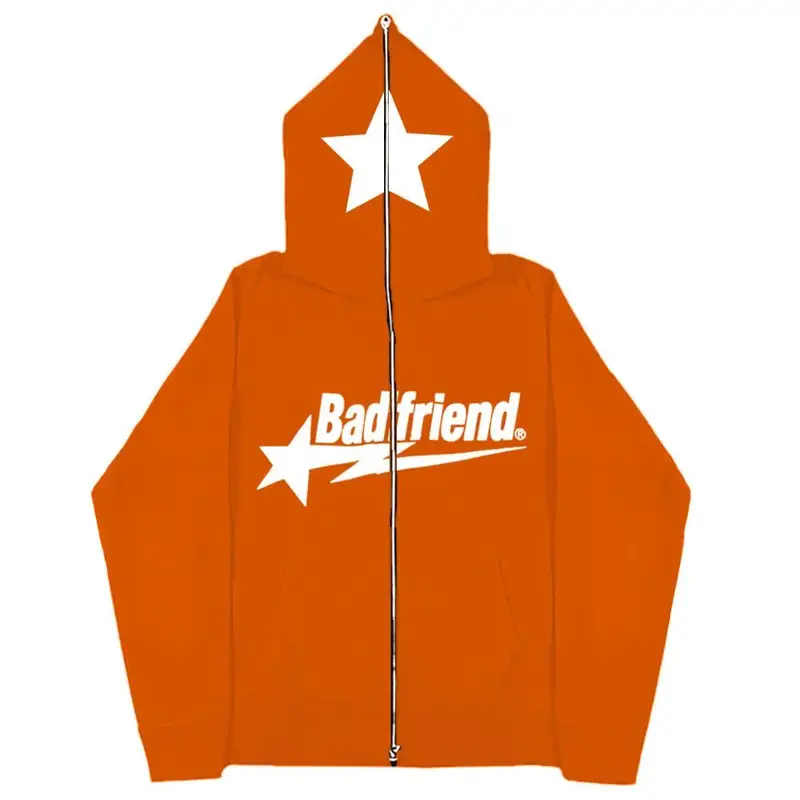 Badfriend Hoodie — orange colorway — USFans Spreadsheet photo