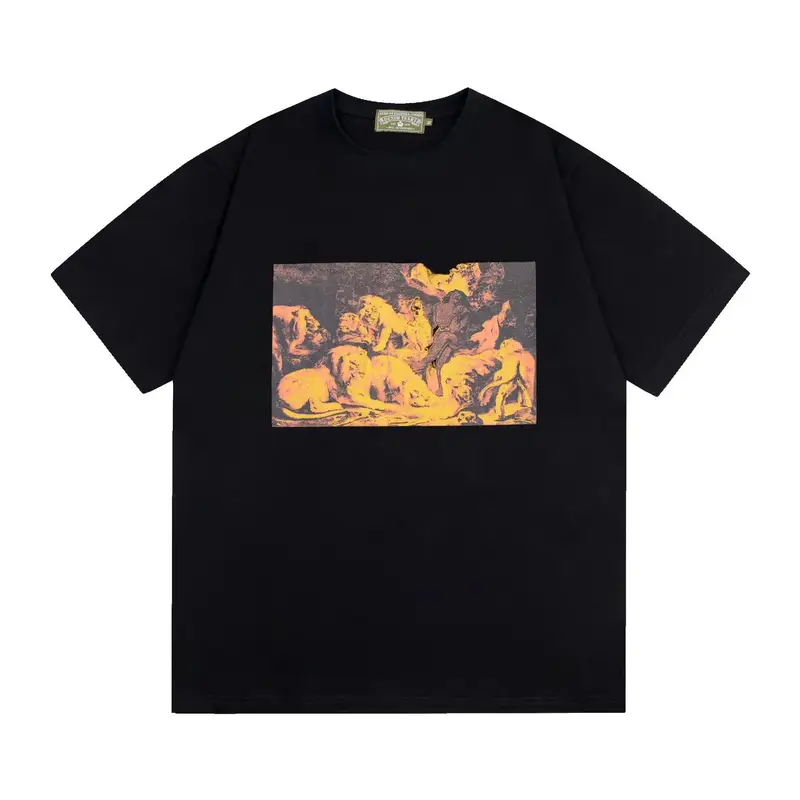 Denim Tears x Offset T-Shirt — Black oil painting colorway — USFans Spreadsheet photo