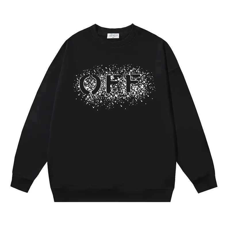 Off-White White Crewneck — 1042 black colorway — USFans Spreadsheet photo