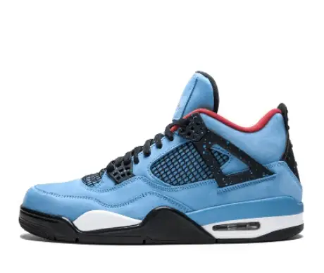 Jordan 4 Red Cement — TS Joint Ice Blue 308497-406 colorway — USFans Spreadsheet photo