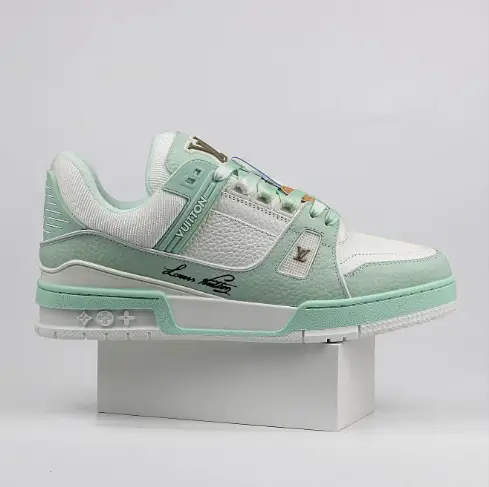 LV Trainers Monogram Black Denim Sneakers — 21 colorway — Kakobuy Spreadsheet photo