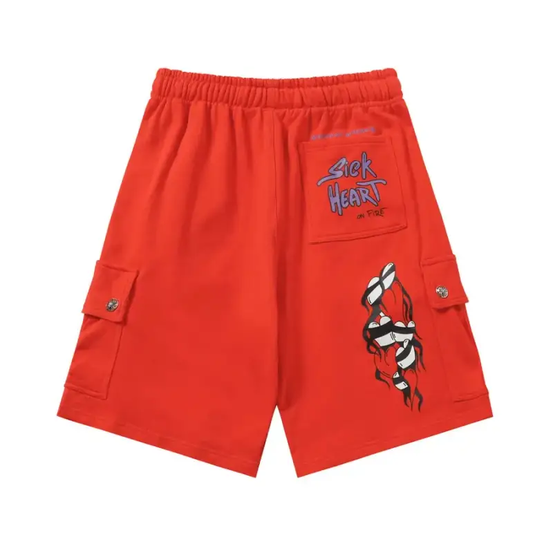 Chrome Hearts Shorts — A3001 Red colorway — USFans Spreadsheet photo