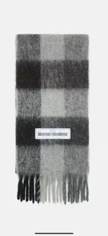 Acne Studios Scarf — New-Black Grey colorway — USFans Spreadsheet photo