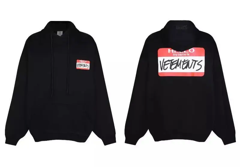 Good Vetements Hoodie — V120 Black colorway — Kakobuy Spreadsheet photo