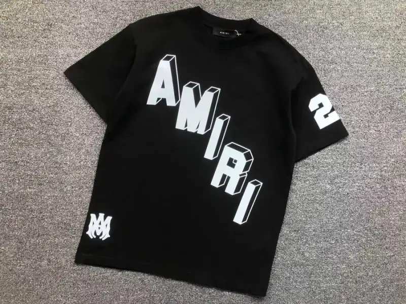 Amiri T-Shirts — black colorway — USFans Spreadsheet photo