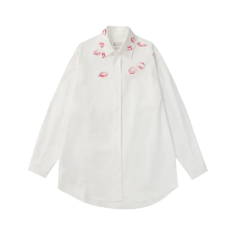Maison Margiela Kiss Shirt — white colorway — USFans Spreadsheet photo