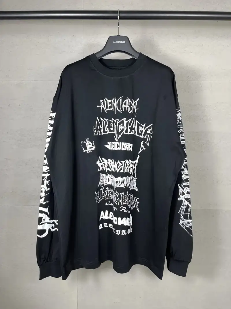 Balenciaga Raver Long Sleeve — black colorway — Kakobuy Spreadsheet photo