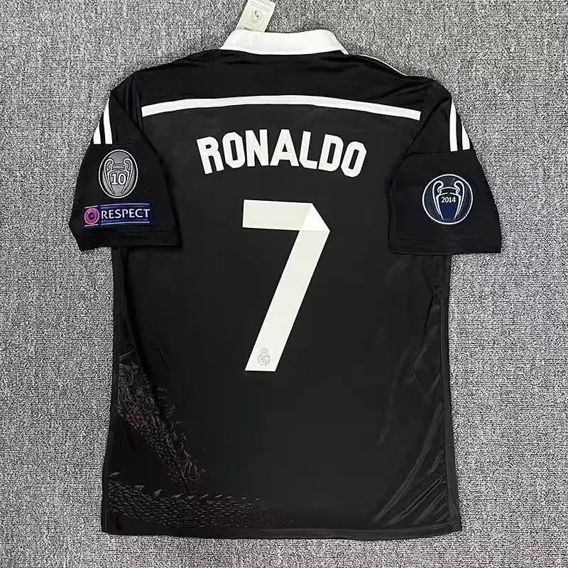 Real Madrid 16-17 T-Shirt — 1415 Season Away Black Dragons colorway — Kakobuy Spreadsheet photo
