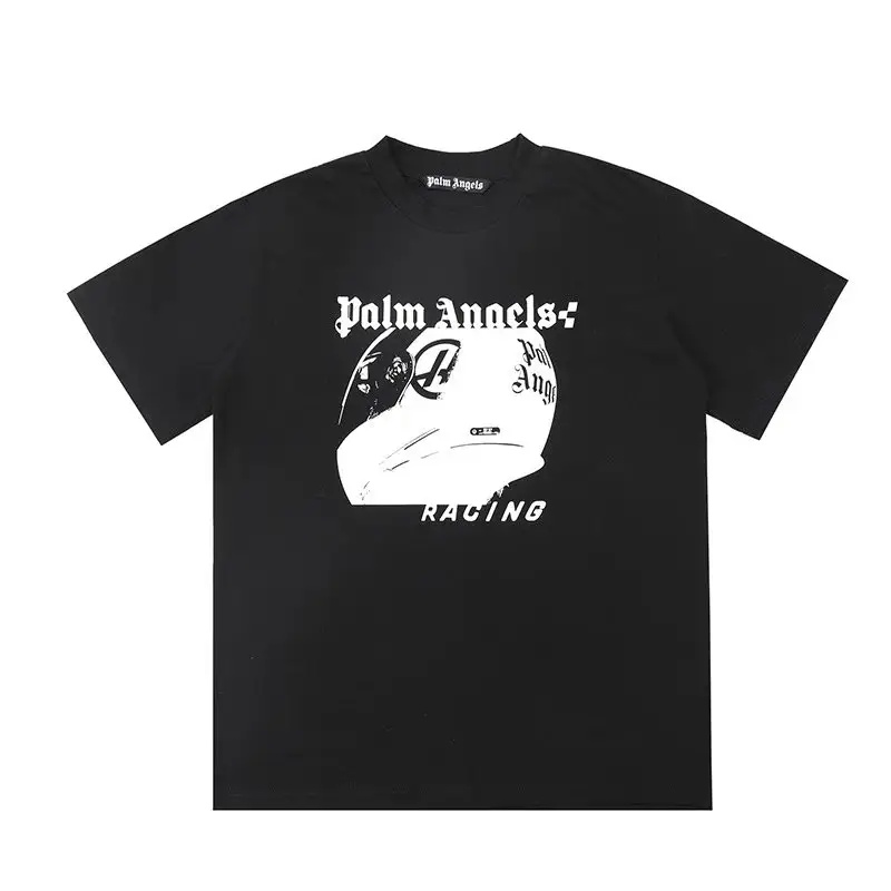 Palm Angels Monogram NY Spray Tee — 2284 black colorway — USFans Spreadsheet photo