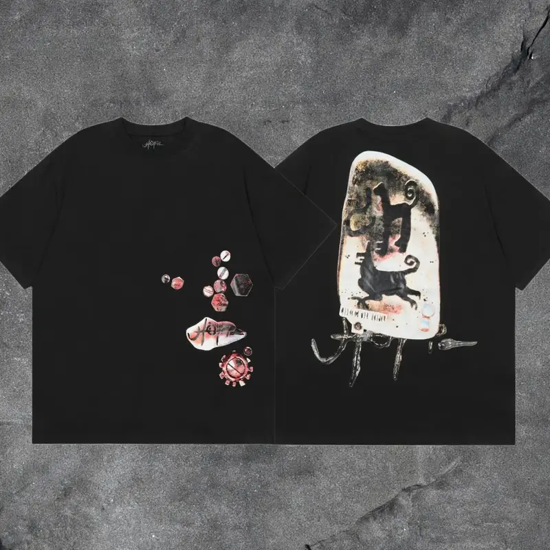 Travis Scott Tee 69cw — Black T122 colorway — Kakobuy Spreadsheet photo