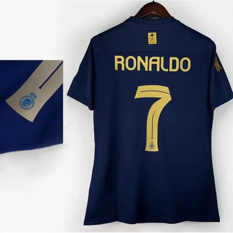Al-Nassr CR7 Signature Jersey — Away fan version No. 7 armband colorway — Kakobuy Spreadsheet photo