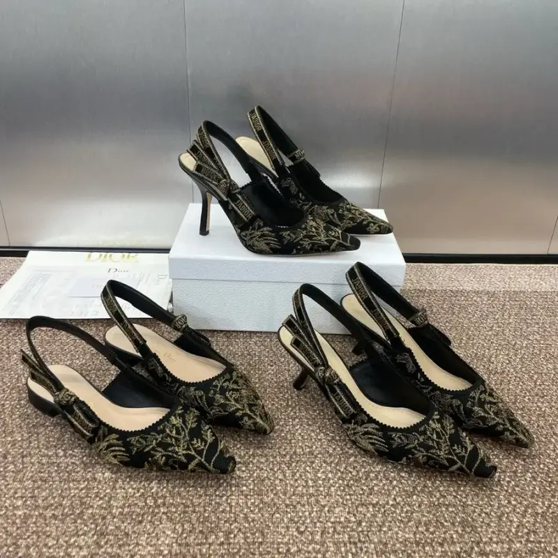 Dior J'Adior Slingback Pumps — Black with high 1.5CM colorway — Kakobuy Spreadsheet photo