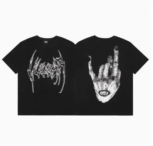 Revenge T-Shirts — Cyan Black Hand of God colorway — Kakobuy Spreadsheet photo
