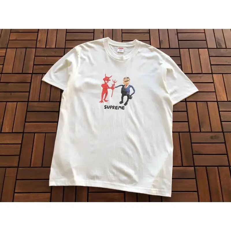 Supreme X Ducati T-Shirt — B350 Devil Deal White colorway — USFans Spreadsheet photo