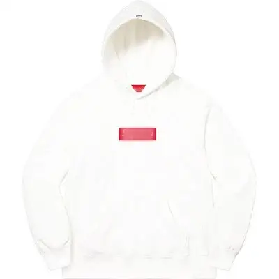 Supreme Hoodie — White colorway — USFans Spreadsheet photo
