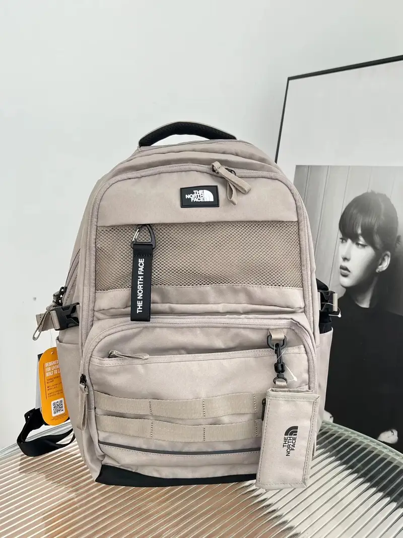 TNF Jacket Backpack — 2302 light brown colorway — USFans Spreadsheet photo