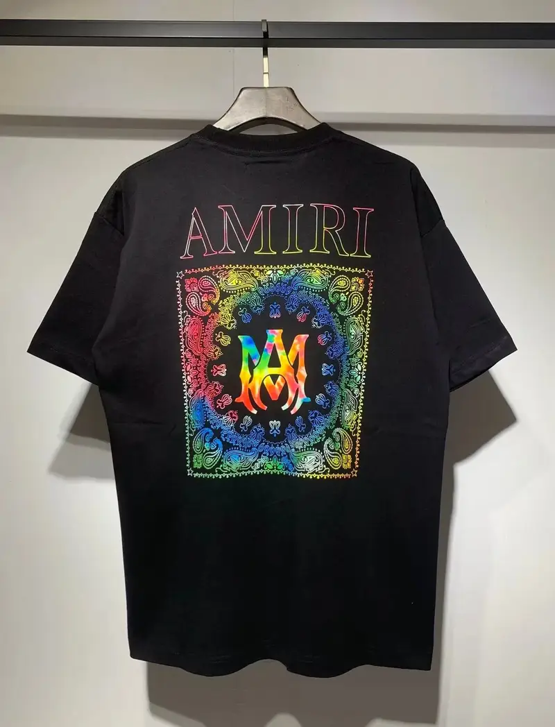 Amiri T-Shirts — 673 black colorway — USFans Spreadsheet photo