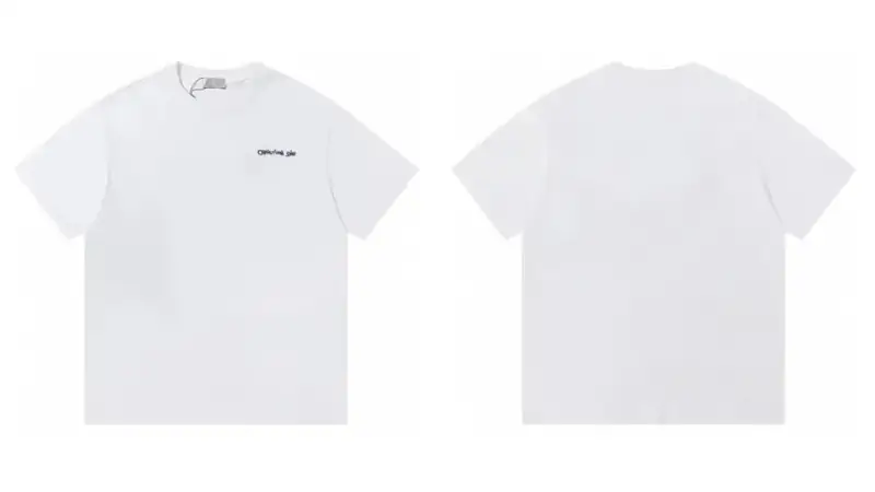 DIOR Tee — 2573 embroidery white colorway — USFans Spreadsheet photo