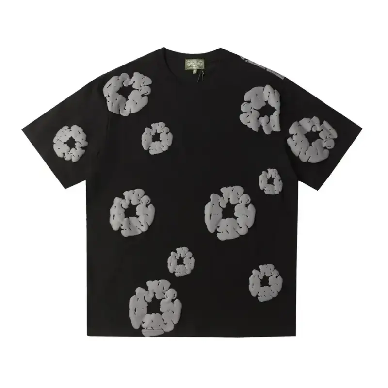 Denim Tears Short Set (Grey & Navy & Black) — Black gray colorway — USFans Spreadsheet photo