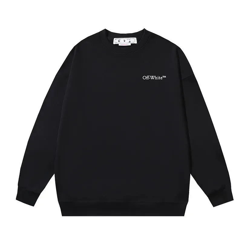 Off-White White Crewneck — 132 black colorway — USFans Spreadsheet photo