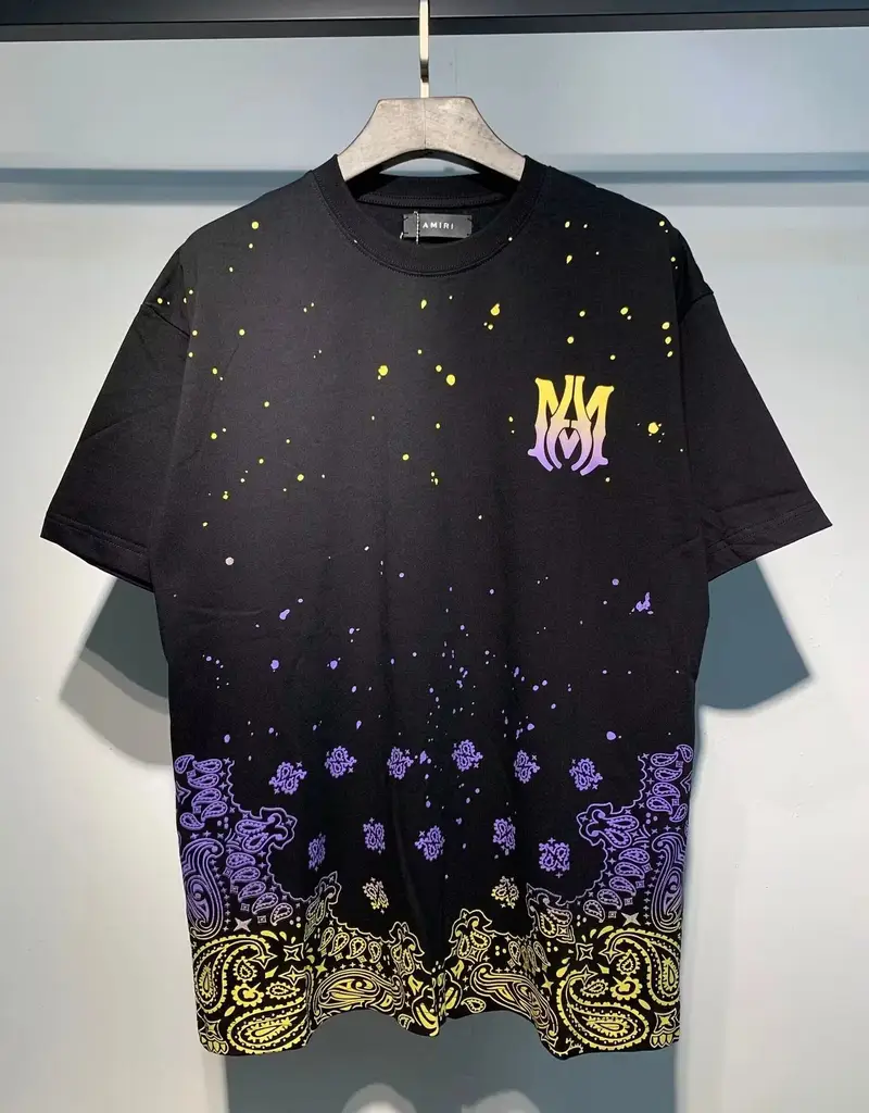 Amiri T-Shirts — 671 black colorway — USFans Spreadsheet photo