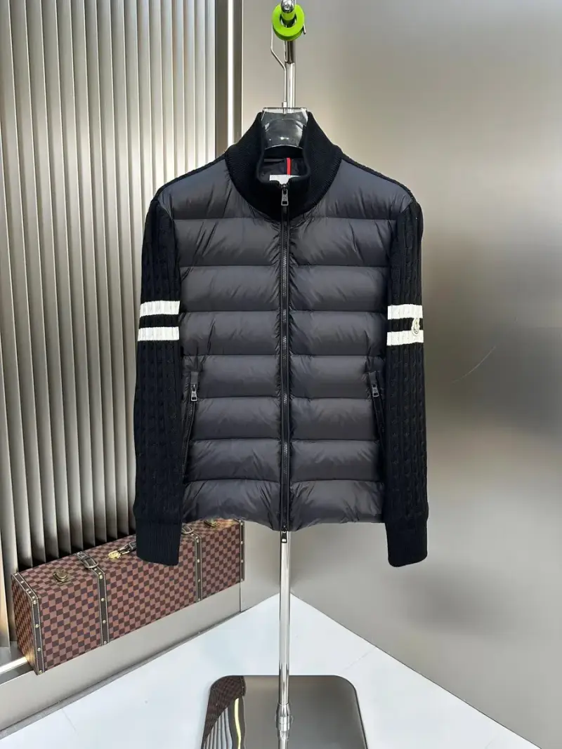 Moncler Jacket With Knitted Sleeves — black colorway — USFans Spreadsheet photo