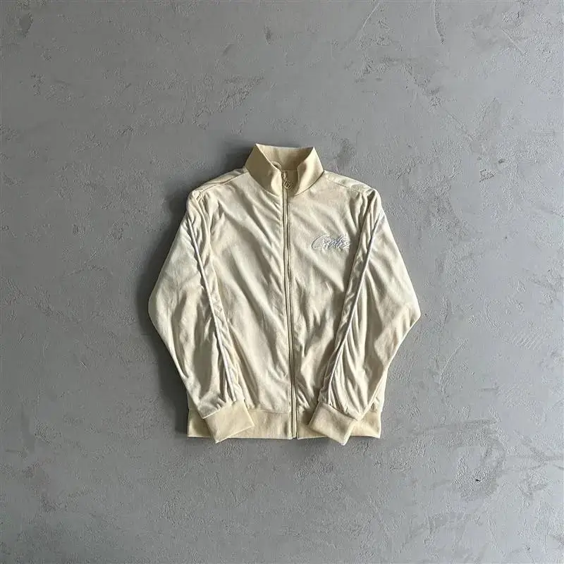 Corteiz Tracksuit Top — Apricot velvet top colorway — USFans Spreadsheet photo
