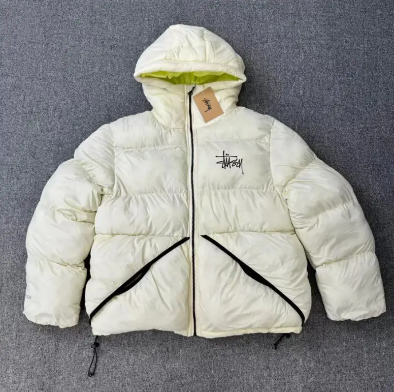 Stussy Jacket — white-fluorescent colorway — USFans Spreadsheet photo