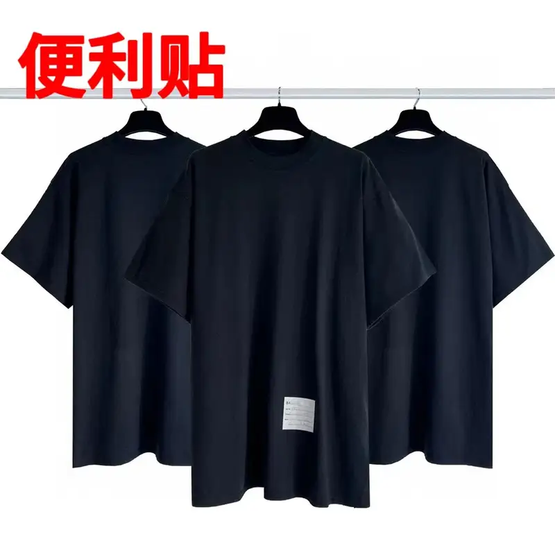 Balenciaga Tees — Post-it short sleeve black colorway — USFans Spreadsheet photo