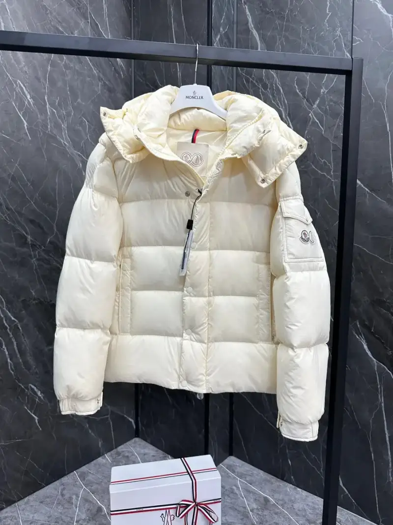 Moncler Maya 70th Anniversary Special Edition Short Down Jacket — White. colorway — USFans Spreadsheet photo