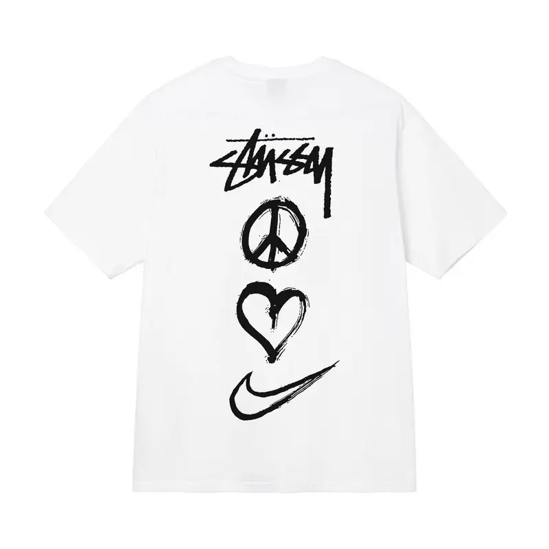 Stussy Tee — White [Love]] colorway — Kakobuy Spreadsheet photo