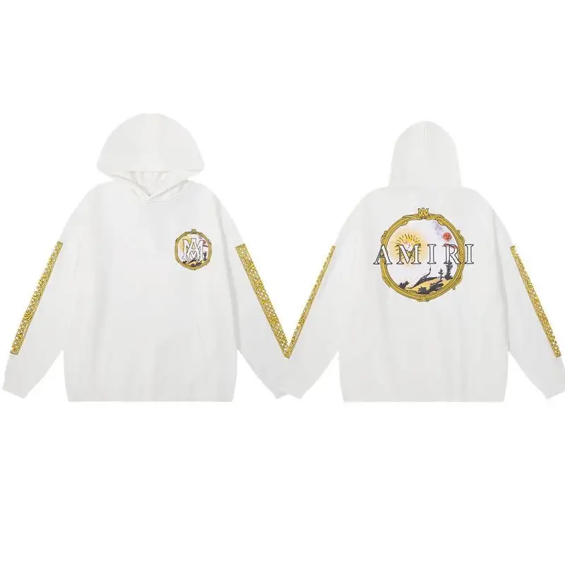 Amiri Paint Splatter Hoodie — 855 white colorway — USFans Spreadsheet photo